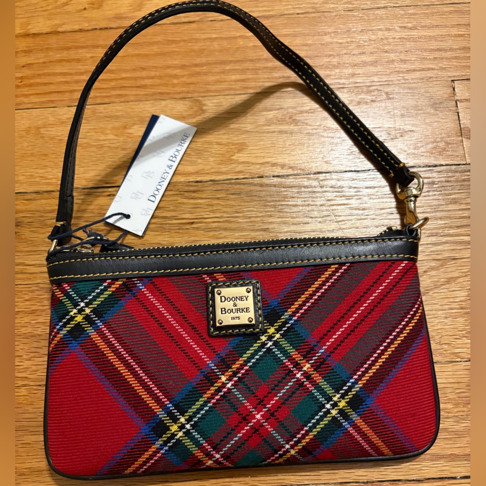 Dooney & Bourke Tartan Plaid Wristlet